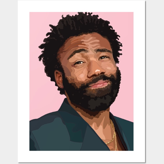 Childish Gambino Original Fan Art Wall Art by HAPHEART.COM